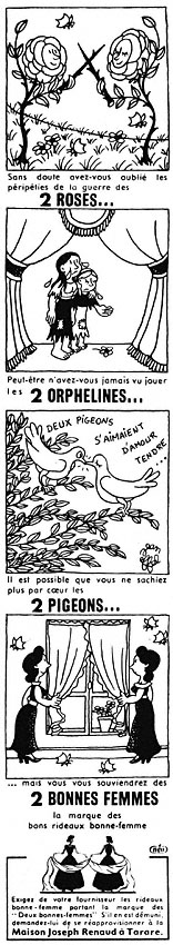 Publicité Bonnes Femmes 1950